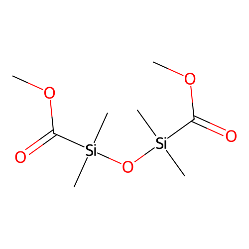 1,3-Bis(carbomethoxy)tetramethyldisiloxane structure
