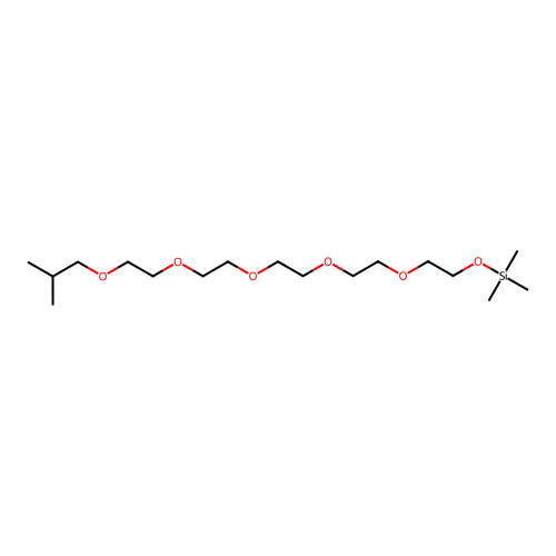 2-(2-(2-(2-Isobutoxy-ethoxy)-ethoxy)-ethoxy)-ethoxy)-ethyl TMS ether structure