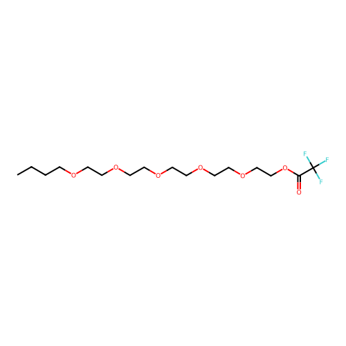 2-[2-[2-[2-(2-Butoxyethoxy)ethoxy]ethoxy]ethoxy]ethyl 2,2,2-trifluoroacetate structure