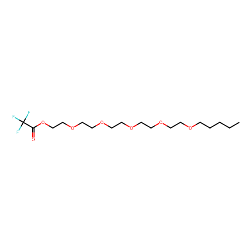 2-(2-(2-(2-Pentoxy-ethoxy)-ethoxy)-ethoxy)-ethoxy)-ethyl trifluoroacetate structure