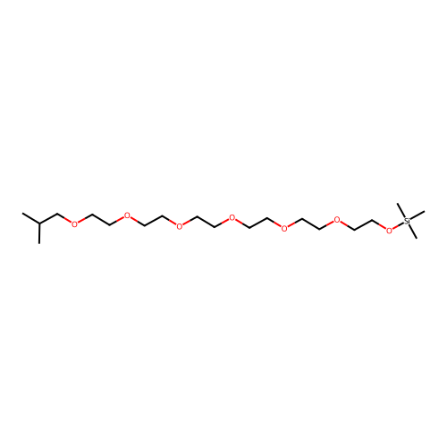 2-(2-(2-(2-(2-Isobutoxy-ethoxy)-ethoxy)-ethoxy)-ethoxy)-ethoxy)-ethyl TMS ether structure
