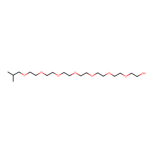 2-(2-(2-(2-(2-(2-Isobutoxy-ethoxy)-ethoxy)-ethoxy)-ethoxy)-ethoxy)-ethoxy)-ethanol structure