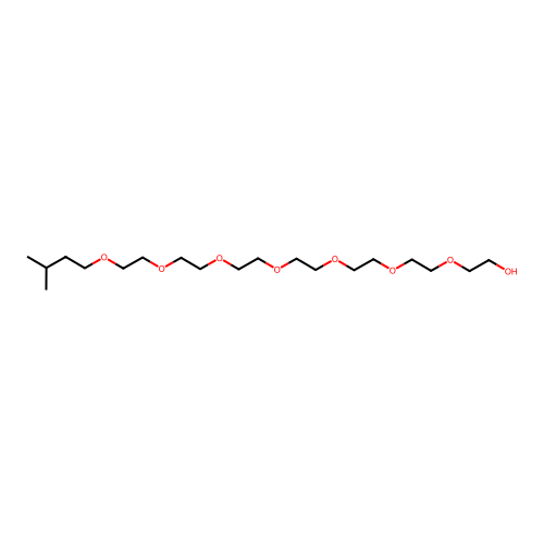 2-(2-(2-(2-(2-(2-Isopentoxy-ethoxy)-ethoxy)-ethoxy)-ethoxy)-ethoxy)-ethoxy)-ethanol structure