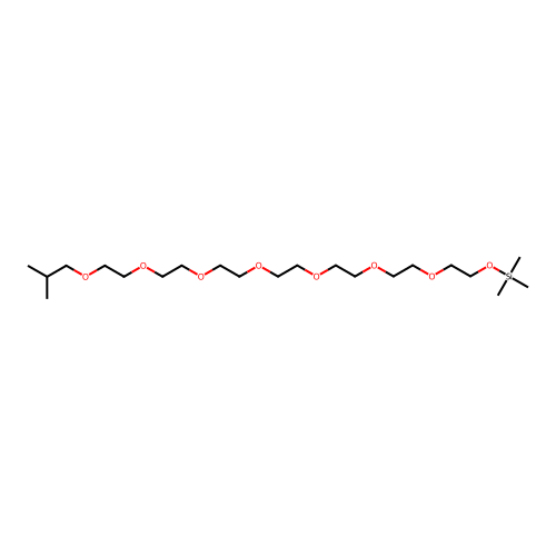 2-(2-(2-(2-(2-(2-Isobutoxy-ethoxy)-ethoxy)-ethoxy)-ethoxy)-ethoxy)-ethoxy)-ethyl TMS ether structure