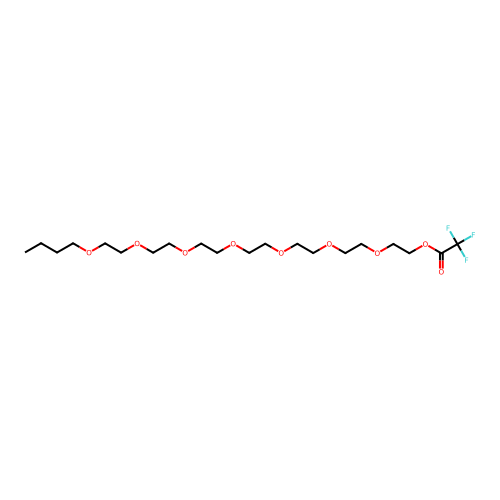 2-(2-(2-(2-(2-(2-Butoxy-ethoxy)-ethoxy)-ethoxy)-ethoxy)-ethoxy)-ethoxy)-ethyl trifluoroacetate structure