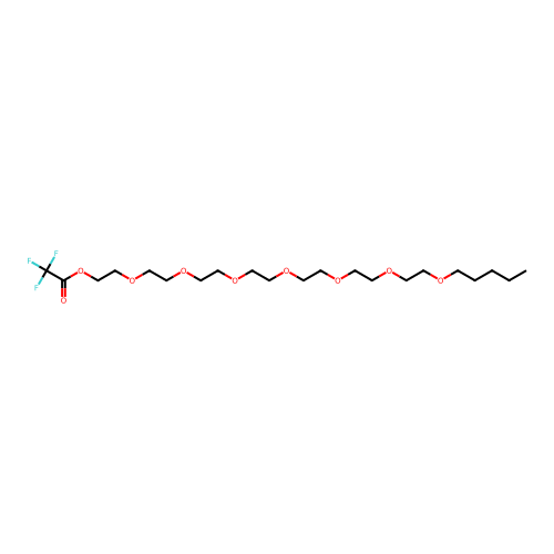 2-(2-(2-(2-(2-(2-Pentoxy-ethoxy)-ethoxy)-ethoxy)-ethoxy)-ethoxy)-ethoxy)-ethyl trifluoroacetate structure