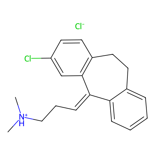 Chlorproheptadiene hydrochloride structure