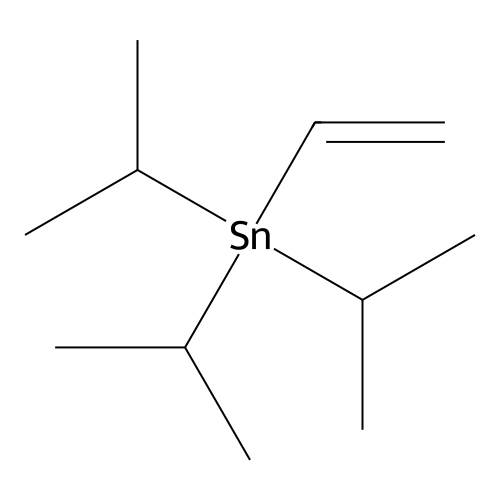Triisopropylvinylstannane structure
