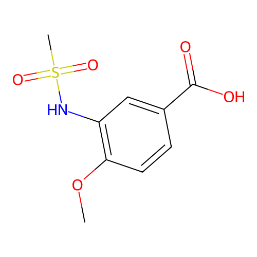 4-Methoxy-3-(methylsulfonamido)benzoic acid structure