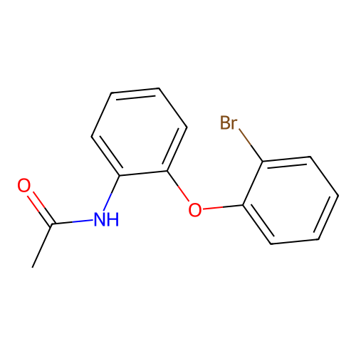 N-[2-(2-bromophenoxy)phenyl]acetamide structure