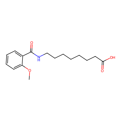 8-[(2-methoxybenzoyl)amino]octanoic Acid structure