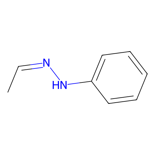 Acetaldehyde phenylhy-drazone structure