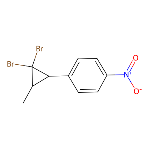 1-(2,2-Dibromo-3-methylcyclopropyl)-4-nitrobenzene structure
