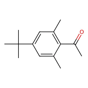4'-tert-Butyl-2',6'-dimethylacetophenone structure