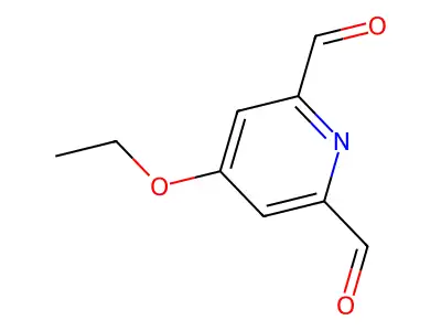 4-Ethoxypyridine-2,6-dicarbaldehyde structure