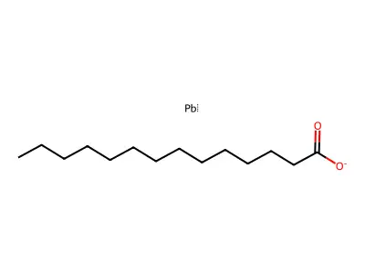 Tetradecanoic acid, lead salt (1:?) structure