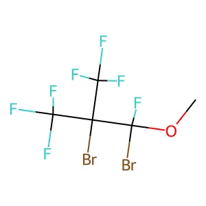 甲基1,2-二溴七氟异丁基醚 structure
