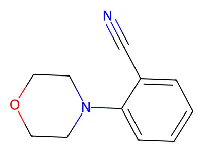 2-Morpholinobenzonitrile structure