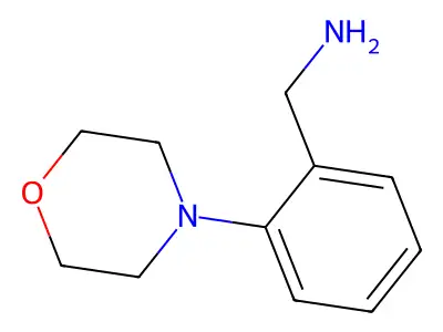 (2-(Morpholin-4-yl)phenyl)methanamine structure