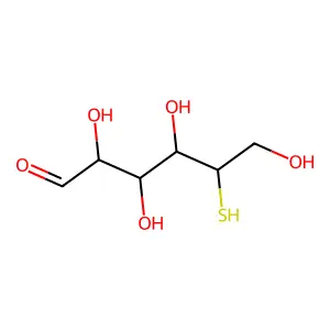 5-硫代-D-葡萄糖 structure