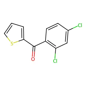 (2,4-Dichlorophenyl)(thiophen-2-yl)methanone structure