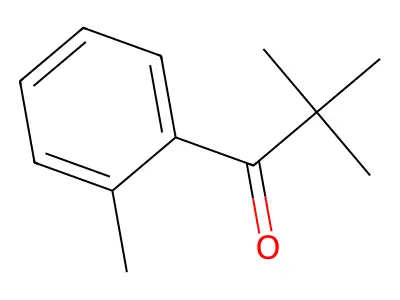 2,2-Dimethyl-1-(2-methylphenyl)propan-1-one structure