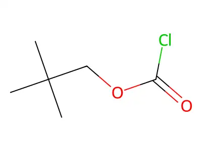 2,2-Dimethylpropyl carbonochloridate structure
