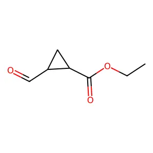 Ethyl 2-formylcyclopropanecarboxylate structure