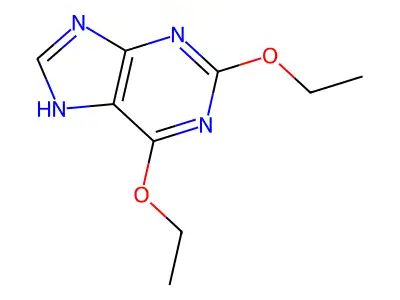2,6-diethoxy-7H-purine structure