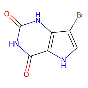 7-Bromo-1h-pyrrolo[3,2-d]pyrimidine-2,4(3h,5h)-dione structure