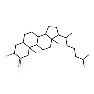 3-Bromocholestan-2-one structure