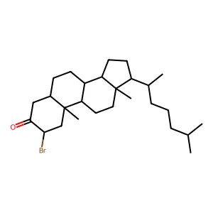 2-Bromocholestan-3-onato structure
