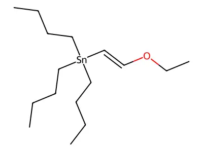 (Z)-1-Ethoxy-2-(tributylstannyl)ethene structure