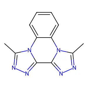 1,6-Dimethylbis[1,2,4]triazolo[4,3-a:3',4'-c]quinoxaline structure