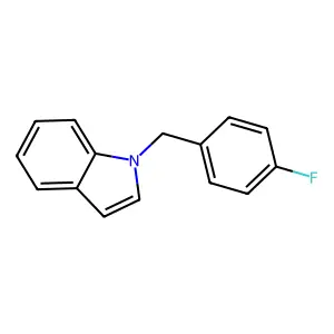 1-(4-Fluorobenzyl)-1H-indole structure