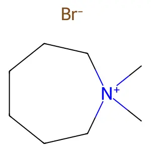 1,1-二甲基氮杂环庚烷-1-鎓溴化物 structure