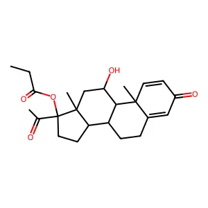 丙酸地泼罗酮 structure