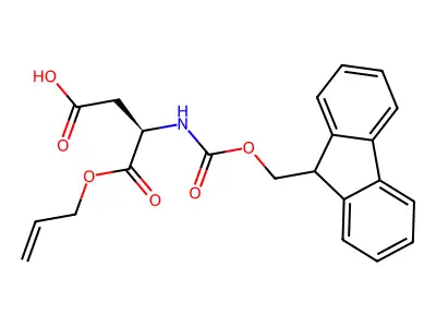 Fmoc-D-Asp-OAll structure