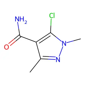 5-chloro-1,3-dimethyl-1H-pyrazole-4-carboxamide structure