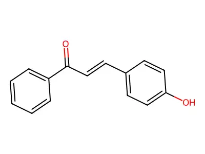 3-(4-Hydroxyphenyl)-1-phenylprop-2-en-1-one structure