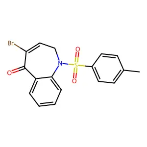 5H-1-Benzazepin-5-one, 4-bromo-1,2-dihydro-1-(p-tolylsulfonyl)- structure