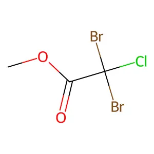 Methyl dibromochloroacetate structure