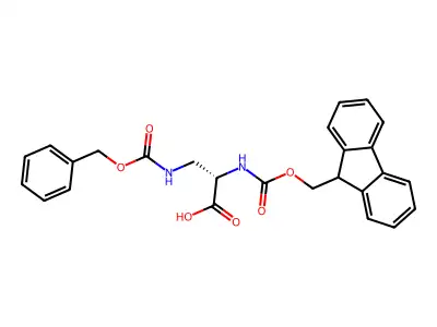 Fmoc-Dap(Z)-OH structure