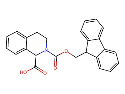 Fmoc-D-Tiq-OH structure