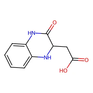 (S)-2-(3-Oxo-1,2,3,4-tetrahydroquinoxalin-2-yl)acetic acid structure