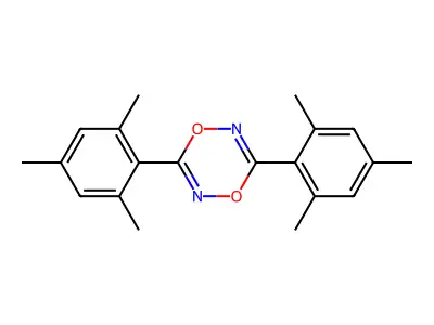 1,4,2,5-Dioxadiazine, 3,6-dimesityl- structure