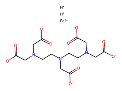 Dtpa ferrous chelate structure