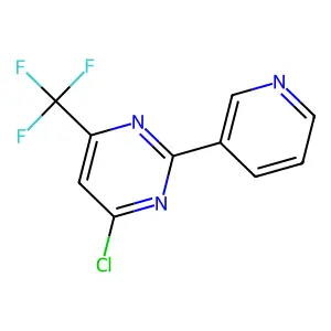 4-Chloro-2-(pyridin-3-yl)-6-(trifluoromethyl)pyrimidine structure