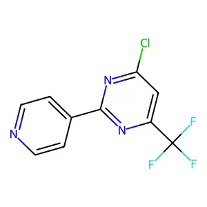 4-Chloro-2-(pyridin-4-yl)-6-(trifluoromethyl)pyrimidine structure