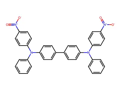 N-(4-nitrophenyl)-4-[4-(N-(4-nitrophenyl)anilino)phenyl]-N-phenylaniline structure